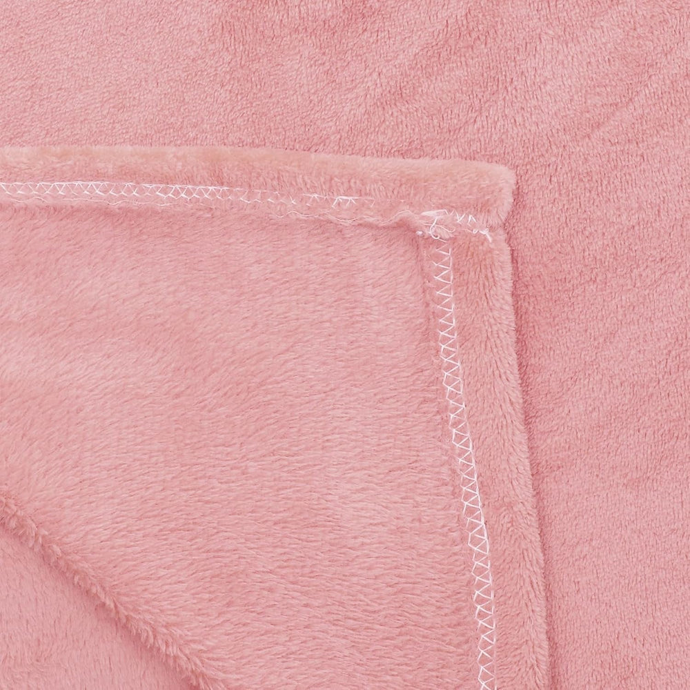 HOMLA Couverture polaire rouge moelleuse et chaude - pour canapé et lit Couverture confortable Couverture de canapé Couverture de salon - facile d'entretien 150 X 200 cm Rose Lits et couvertures Besuche den HOMLA-Store