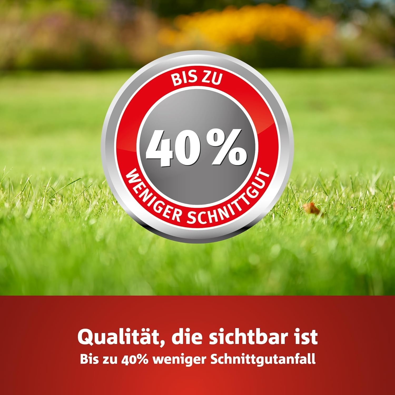 Wolf-Garten Turbo-Nachsaat Zur Rasensanierung LR50 (Für 50 M2, Hohe Dichte Mit Ca. 70.000 Trieben/M2, Für Alle Rasentypen Geeignet, Mit Wolf-Garten Keimgarantie, Im 1Kg Karton) 3826031