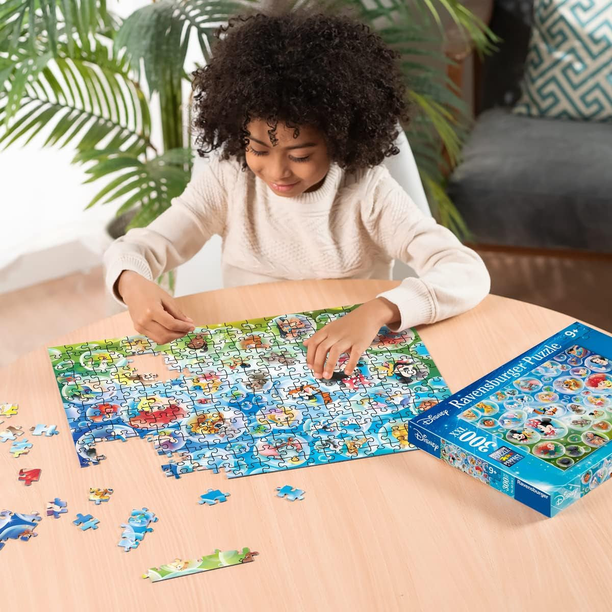Ravensburger Puzzle 80536 - Disney Soap Bubbles, puzzle 300 pièces pour les fans de Disney à partir de 9 ans Puzzle Naty Shop