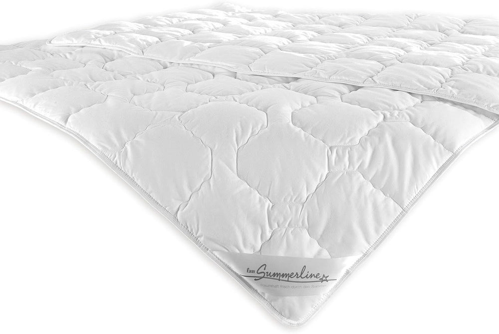 Frankenstolz F.A.N. Wash Cotton - Couette d'été, 155X220 Cm, Couettes et couettes Extra larges Naty Shop Blanc 135 X 200 Cm