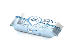 Lingettes humides pour bébé 99% d'eau, 72 pièces