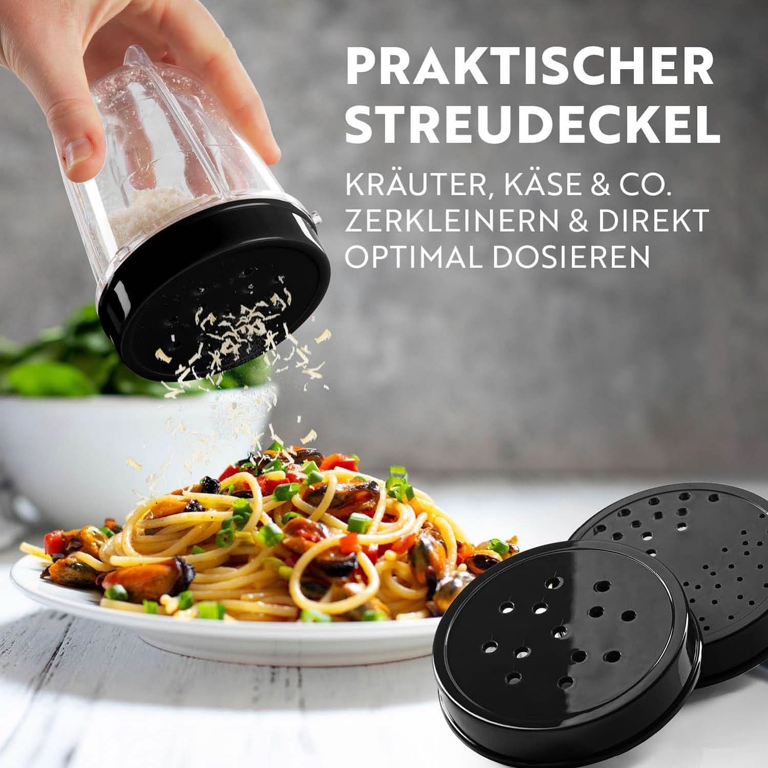 Gourmetmaxx Mr Magic Blender, Smoothie Maker avec pack d'accessoires Xxl Naty Shop