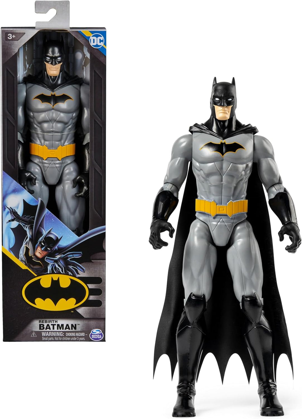 Figurine d'action Batman S1, hauteur 30 cm, entièrement mobile pour des aventures passionnantes et des cascades pleines d'action, jouet pour enfants à partir de 4 ans, figurines d'action au design original de bande dessinée Naty Shop Batman S1