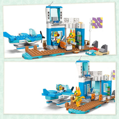 LEGO Animal Crossing Fly with Dodo Airlines, set de jocuri video, jucărie de aeroport, hidroavion și minifigurină pilot, cadou pentru fete și băieți cu vârsta de 7+ 77051 Seturi de constructie Besuche den LEGO-Store