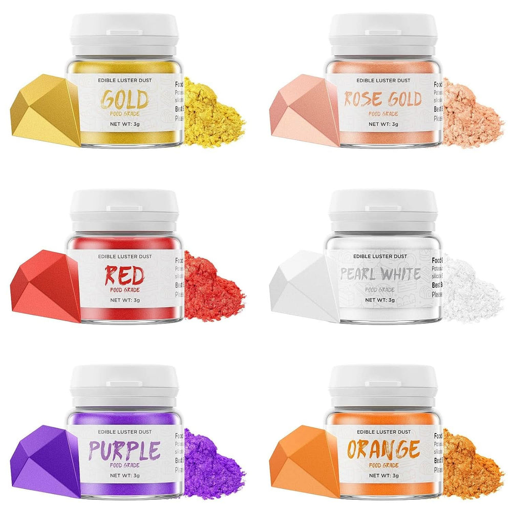 Paillettes comestibles, 3 grammes Naty Shop Couleurs chaudes