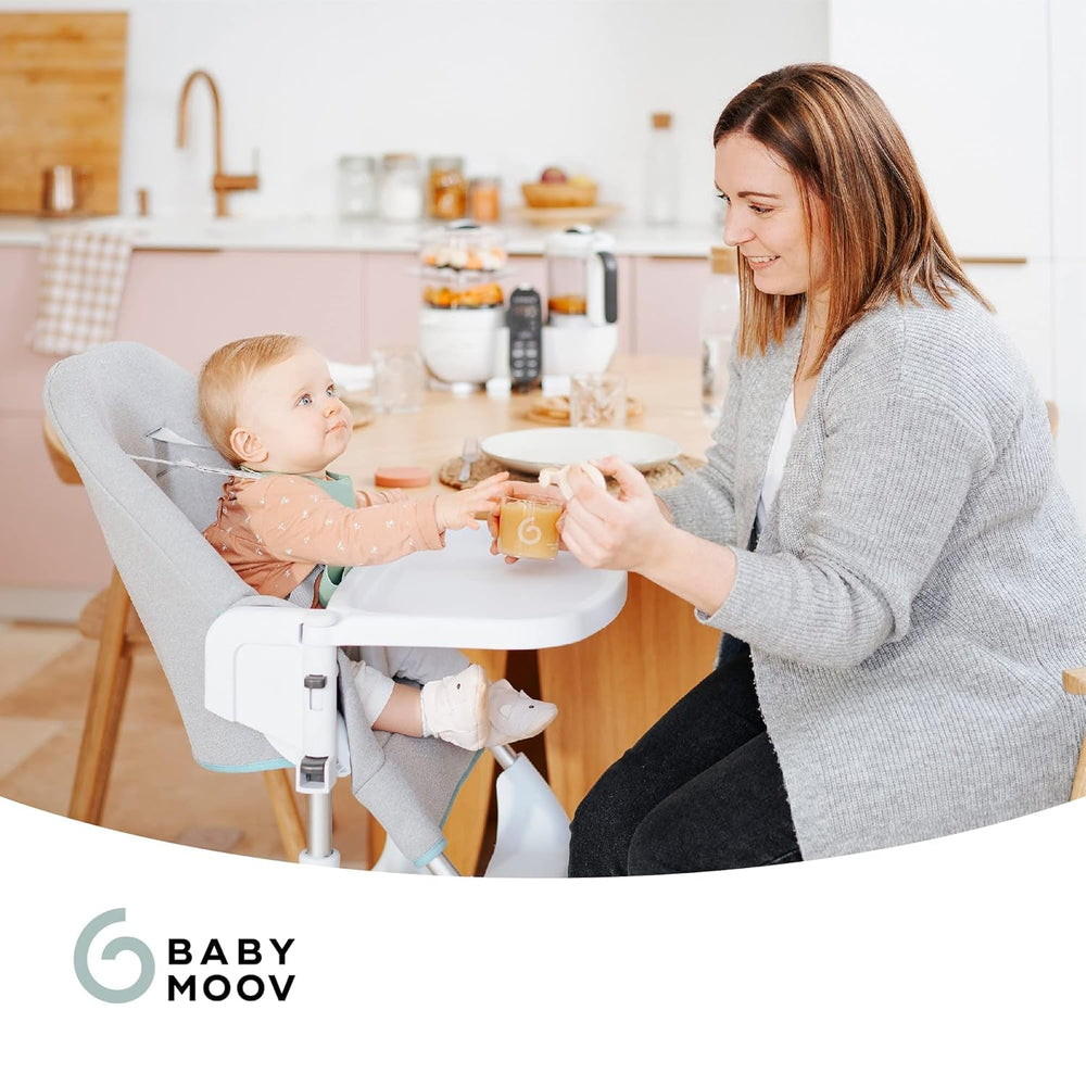 Babymoov ISY BOWLS boîtes à nourriture pour bébé en verre robuste et résistant à la température - pour conserver/congeler les aliments pour bébé, 6x 250ml + 3x 120ml Boîtes de conservation Naty Shop