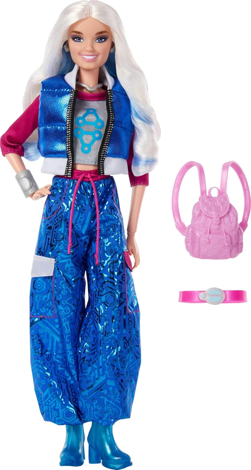 Mattel Disney Zombies 4 : L'aube des vampires Addison Wells - Poupée mannequin avec tenue détachable et 6 accessoires inspirés du film, JFG32