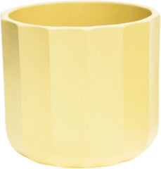 Ghiveci ceramic, model geometric în formă de lămâie, 12 x 12 cm