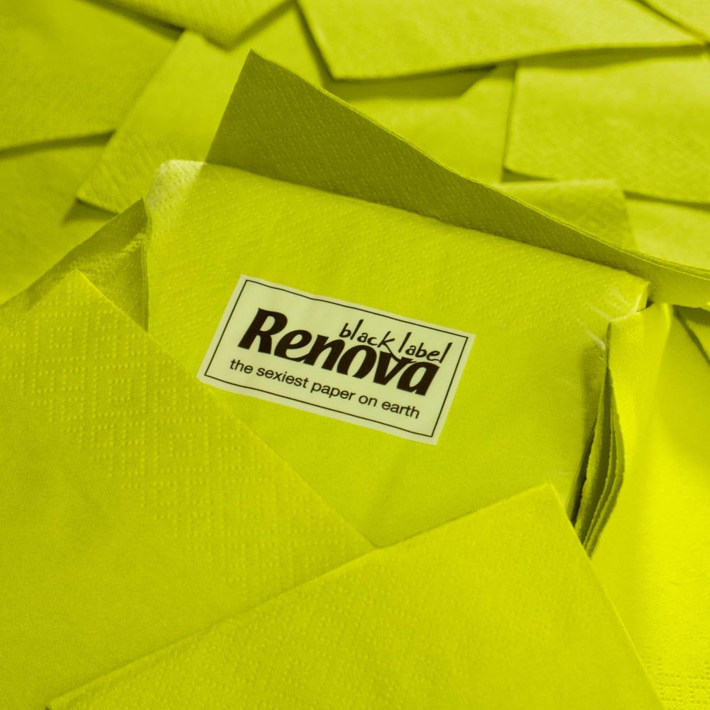 Serviettes en papier Renova Cocktail Vert - 30 Serviettes