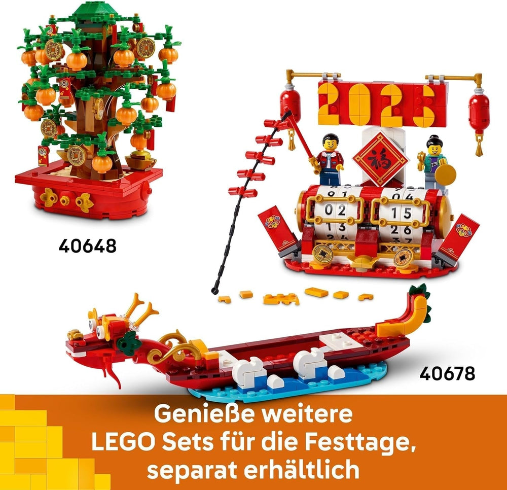 LEGO Le Châtaignier Bossu, ensemble de construction pour les enfants de 9 ans, cadeau du Nouvel An lunaire pour garçons et filles, ensemble de jeu de rôle, décorations de fête, décorations pour la maison, décorations de table 40648 Ensembles de construction Besuche den LEGO-Store