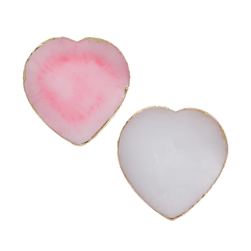 Harz Maniküre Paletten 2 Stück Nägel Zubehör Maniküre Gemalt Palette Nageldesign Nail Art Maniküre Werkzeug(Liebe)