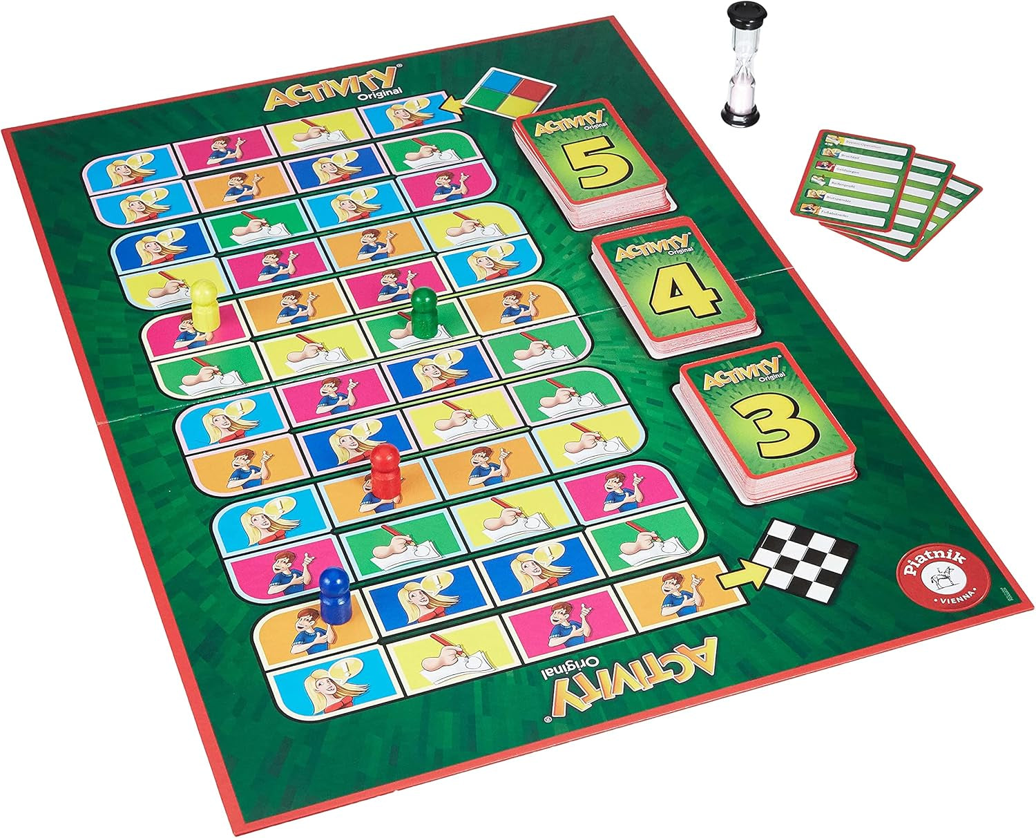 Piatnik 6028 - Jeu d'activités original | Jeu classique pour les fêtes et soirées de jeux | Pantomime, dessin et explications obligatoires | 2 640 nouveaux termes | Maximum 16 joueurs possibles