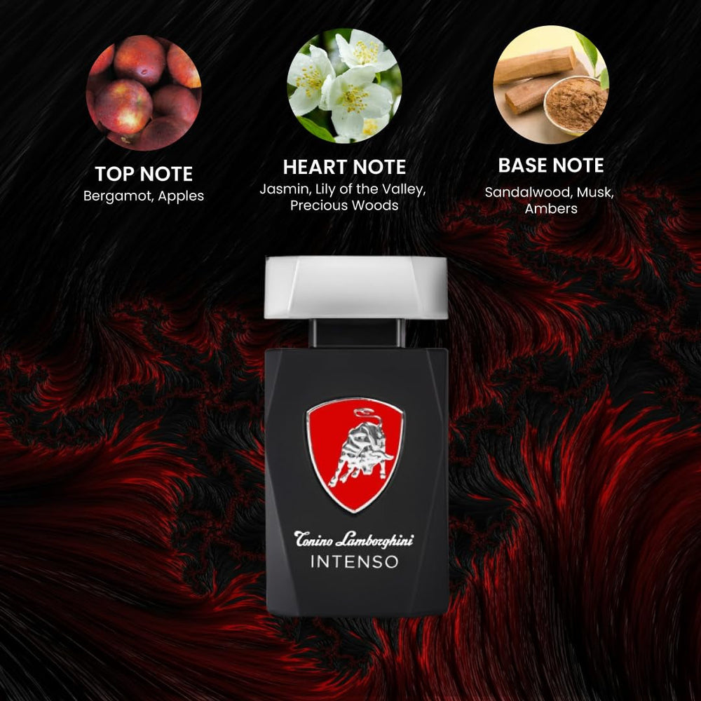 Tonino Lamborghini Intenso pour hommes 4,2 oz EDT Spray Naty Shop Produits démêlants pour cheveux