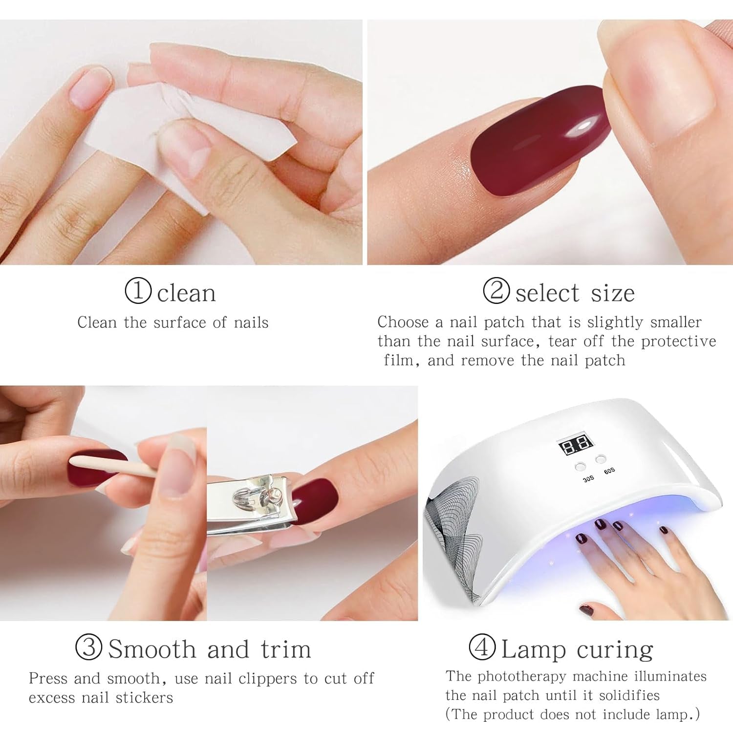 JMEOWIO Nagelfolie UV Härtend Schlange Stern UV Gel Nail Strips Nagelsticker Nagelaufkleber Nail Art Dekoration Nageldesign Zubehör