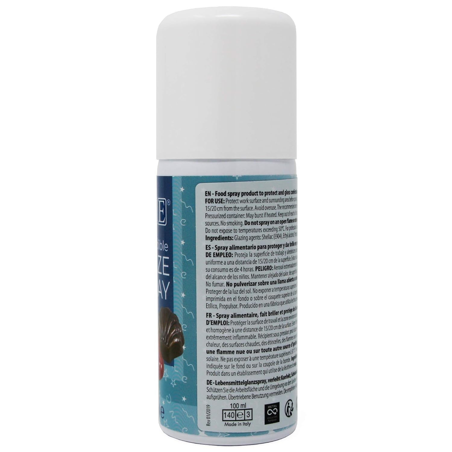 Spray brillance alimentaire, 100 ml