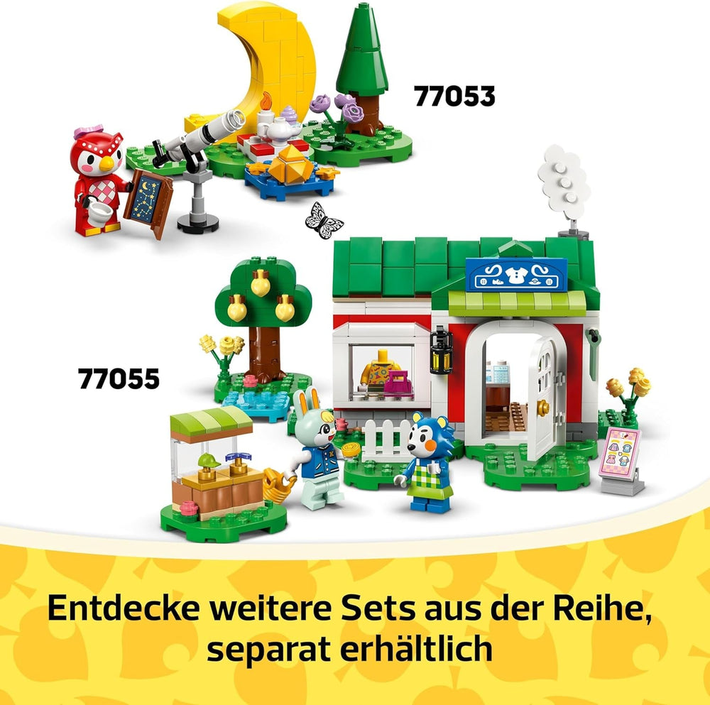 LEGO Animal Crossing La caravane et le jardin de Gerd - Jeu de rôle - Voiture pour enfants de 7 ans - Cadeau pour filles et garçons - Jeu vidéo avec figurines d'animaux 77054 Besuche den LEGO-Store