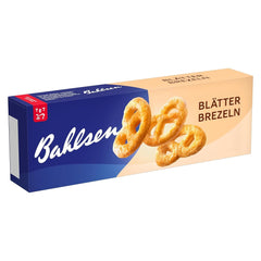 Pâte feuilletée Bahlsen - Paquet de 12 - Pâte feuilletée caramélisée en forme de bretzel (12 x 100g)