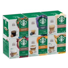 STARBUCKS Probierset, Mixed Cup Variety Pack de Nescafé Dolce Gusto Kaffeekapseln 6 x 12 (72 Kapseln) - Exclusif bei Amazon
