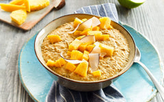 RUF Smoothie Bowl Tropilicious Mangue Passion Fruit Avoine Petit Déjeuner Snack Rapide et Facile Vegan 1 Sachet x 50g (Pack de 3)