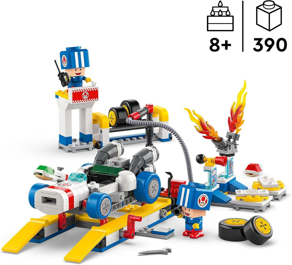 LEGO Super Mario : Mario Kart - Toad's Workshop, personnage Nintendo, jouet personnalisable, coffret d'aventure, cadeau pour garçons, filles et joueurs à partir de 8 ans 72035 Jeux de construction Besuche den LEGO-Store