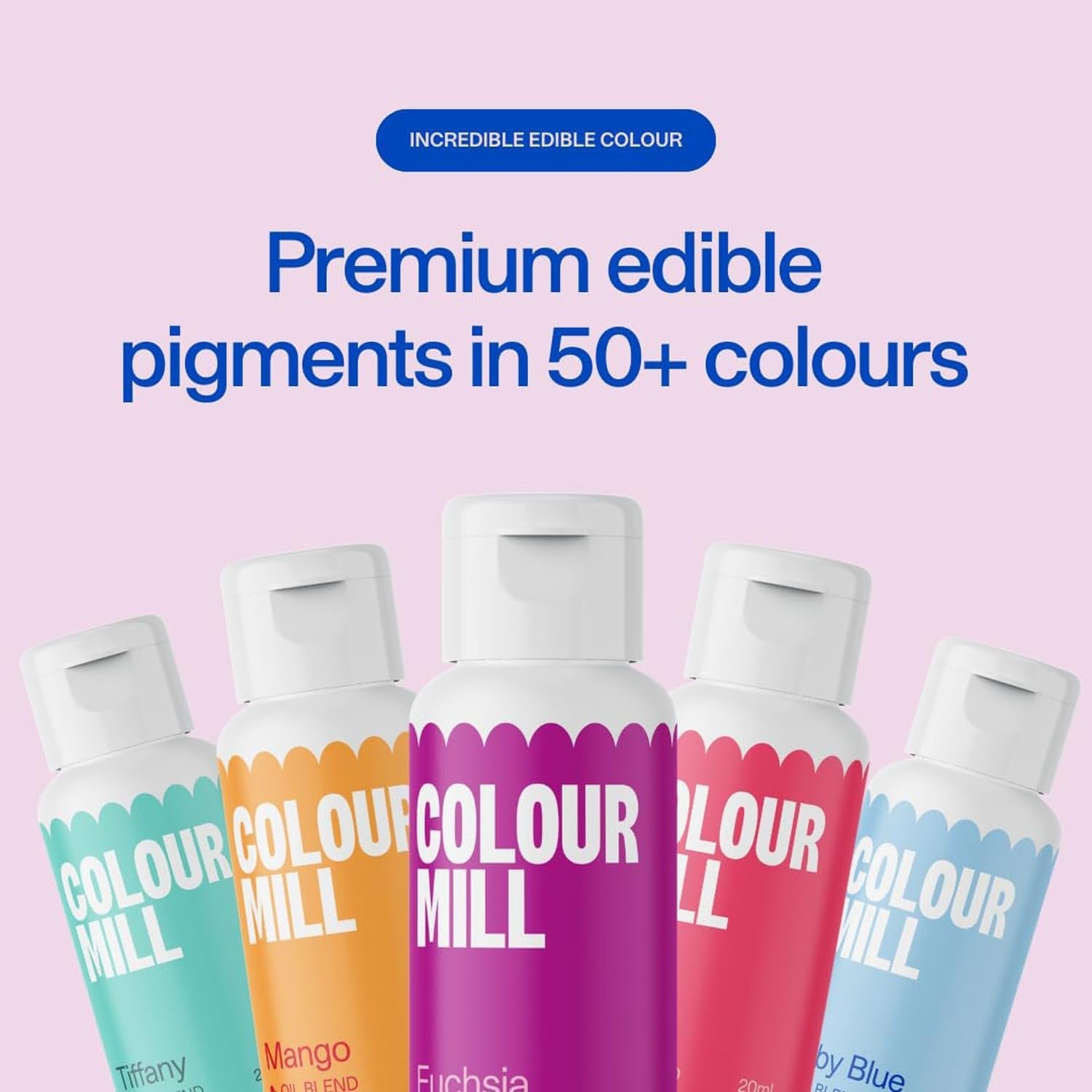 Colorant alimentaire à base d'huile de raisin Color Mill Oil Blend - Colorant alimentaire pour chocolat, fondant, muffins, gâteaux, pâtisserie, macarons - Colorant alimentaire pour décoration de gâteaux - 20 ml