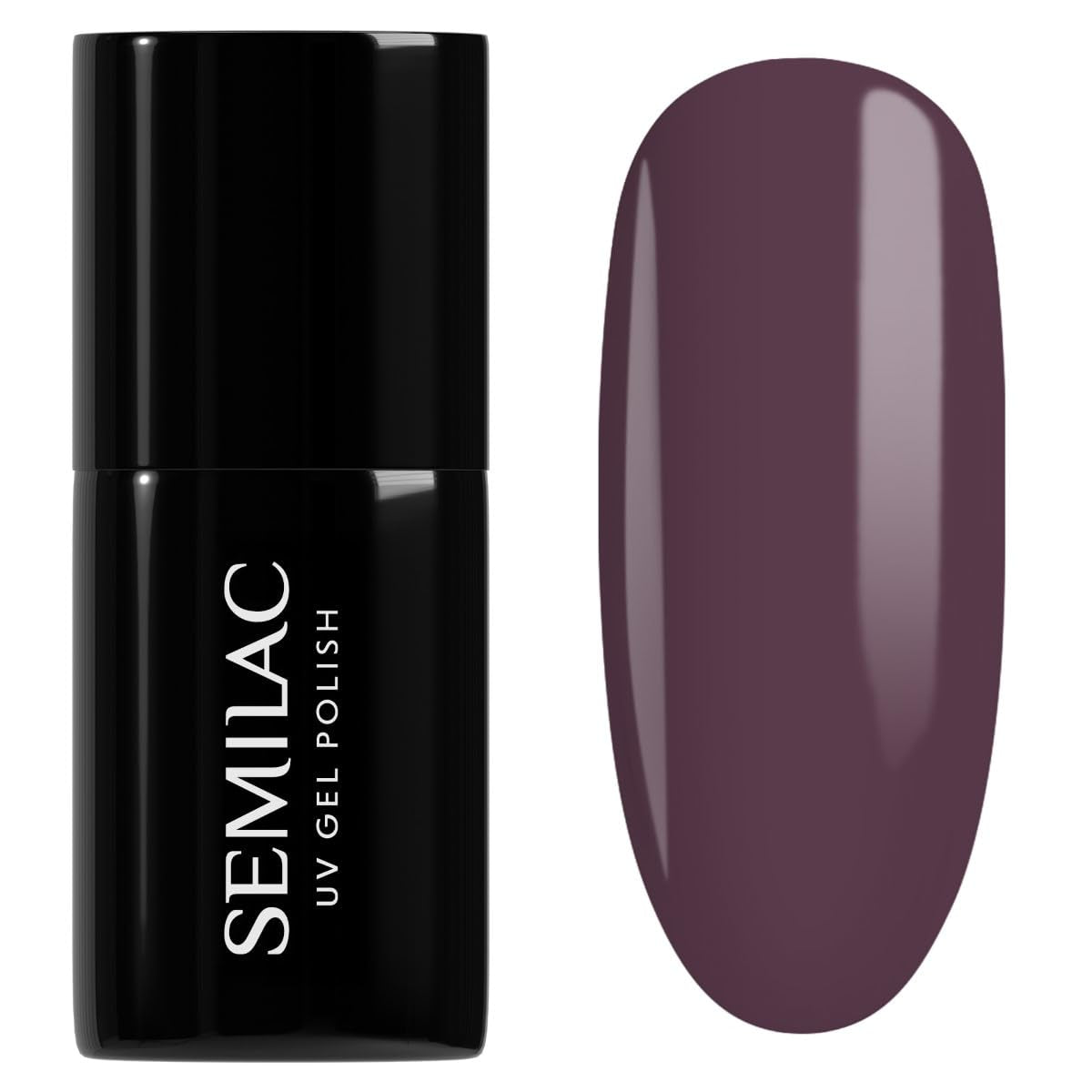 Semilac Vernis à Ongles UV 029 Espresso 7ml Collection Noir Blanc