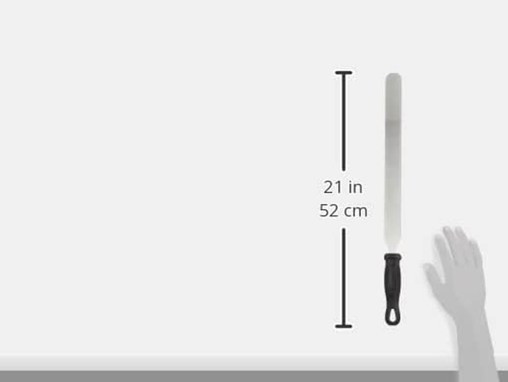 4234.35 Grande lame de scie, fond biscuit, acier inoxydable gris, 50 x 3,5 x 2 cm