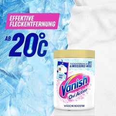 Vanish Oxi Action Powerwhite Poudre - 1 X 1,125 Kg - poudre détachante et améliorant le linge sans chlore - pour linge blanc Détergents à Lessive Naty Shop