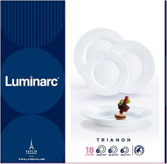 Service de table, blanc, 18 pièces, 00116