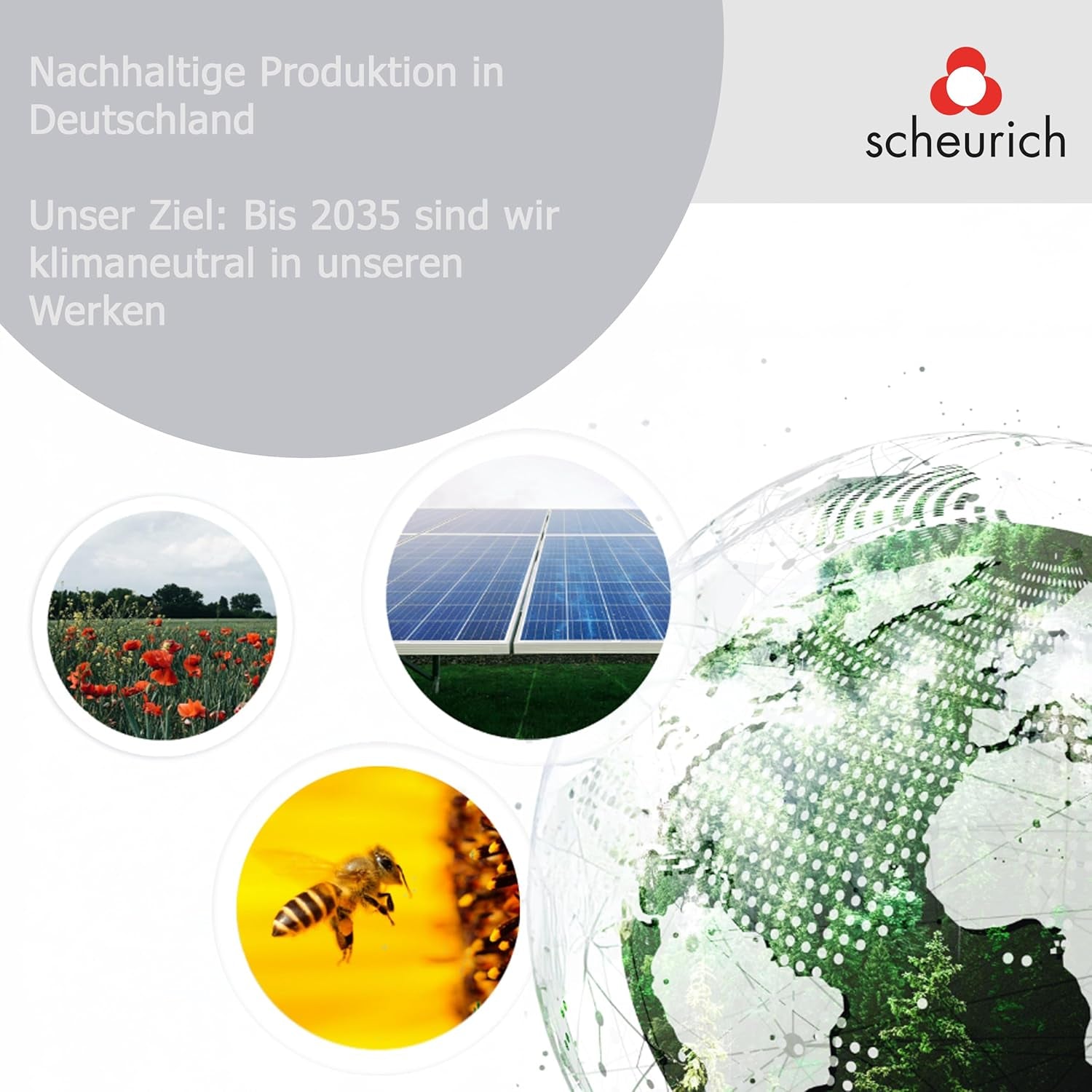 Ghiveci Scheurich Wave Globe, din plastic, granit negru, diametru 30 cm, înălțime 22 cm, volum 19 l.