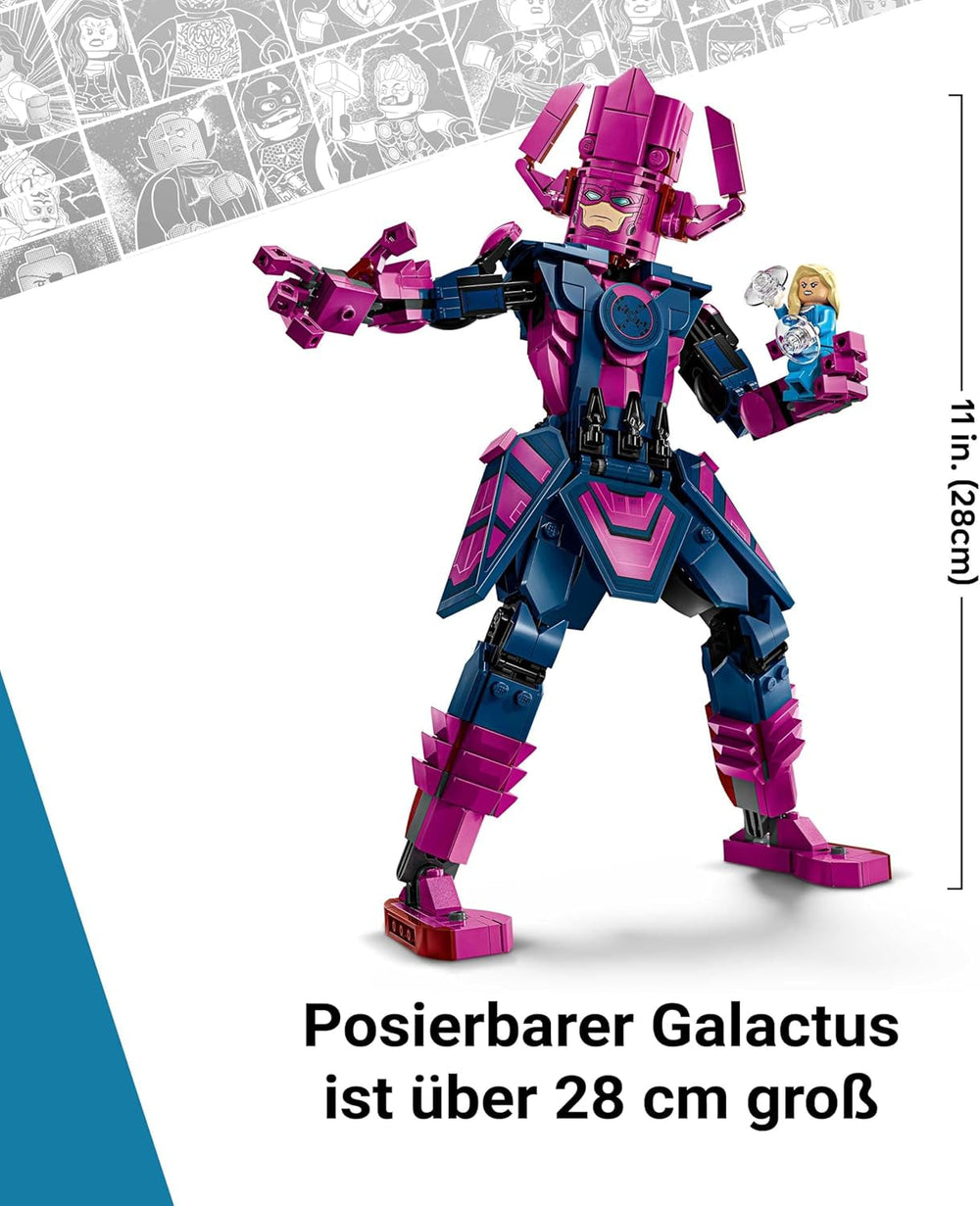 LEGO ǀ Marvel Fantastic Four vs. Galactus Baufigur - Bauset mit Superhelden - Spielset mit The Thing, Invisible Woman und Human Torch - Kreatives Geschenk für Jungen und Mädchen - 76316