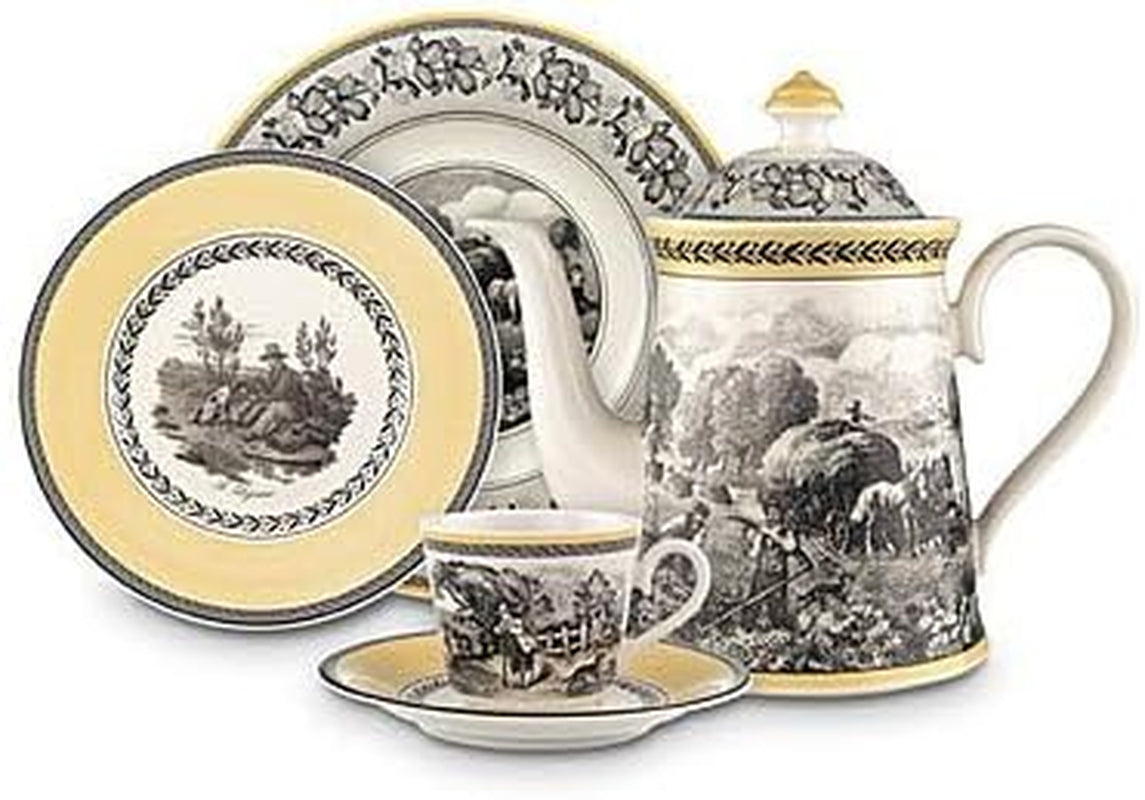 Villeroy & Boch – Audun Ferme Zuckerdose 300 Ml Weiß/Bunt, Spülmaschinenfest, Mikrowellensicher, Dose, Frischhaltedose, Vorratsdose, Box, Süßigkeiten Austellungen, Pralinenbox, Premium Porzellan