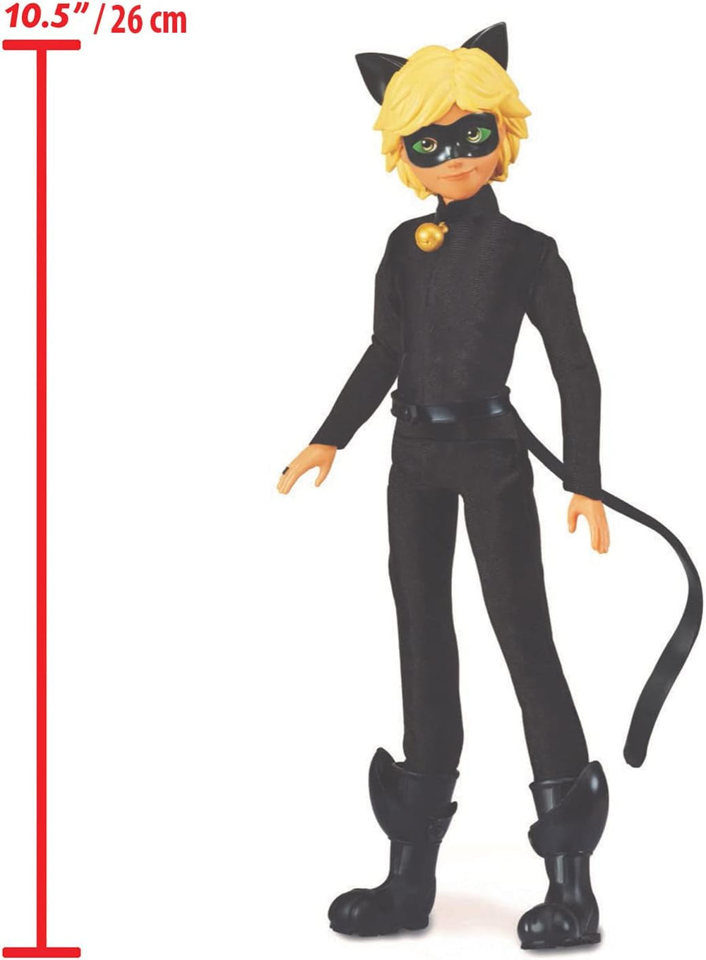 BANDAI - Miraculous - Poupée Miraculous Chat Noir et Adrien - Poupée Mannequin 26 cm et ses 2 tenues - Jouet Miraculous - Poupée Super Héros Articulée - Jouet pour 4+ - P50356 Naty Shop Dolls