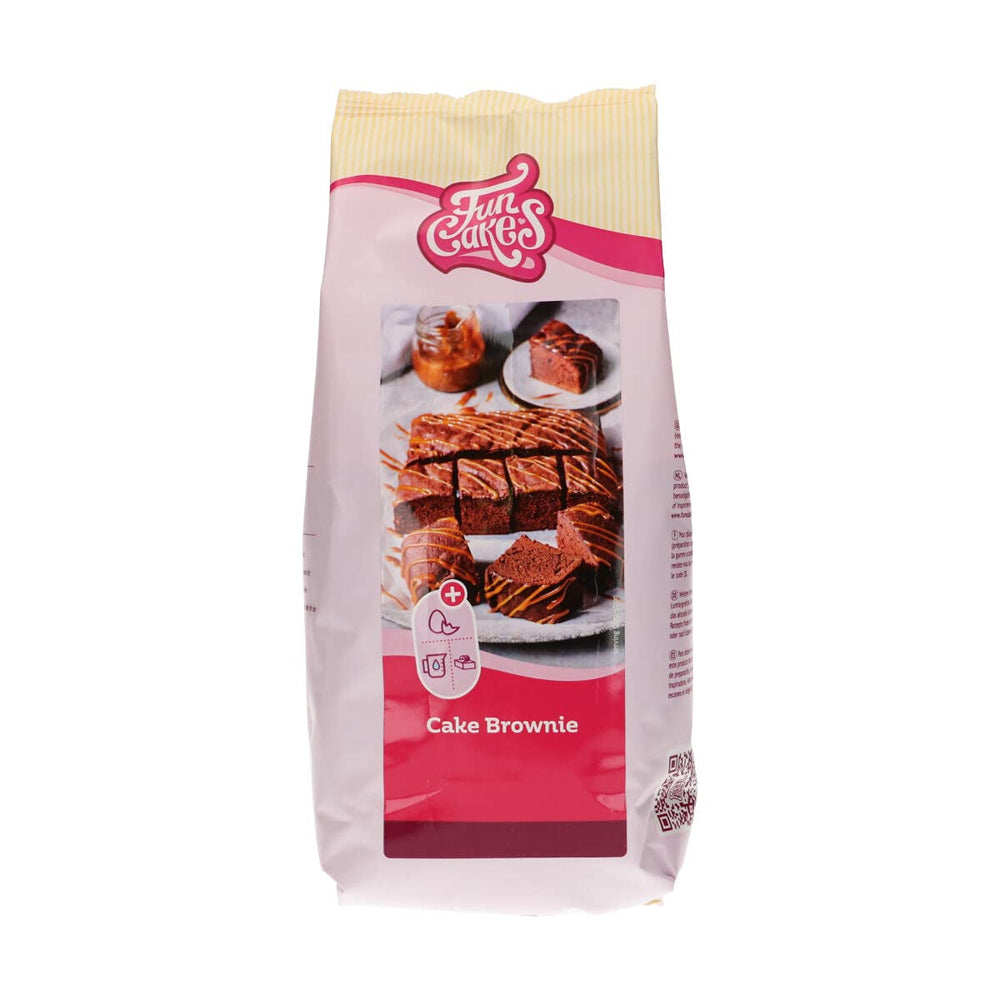 Funcakes Mix Für Cake Brownies: Einfach Zu Berübenen, Für Brownies Und Schokoladenkuchen Mit Reichem Schokoladengeschmack, Halal., 1 Kg Mélange pour la pâtisserie et la cuisine Naty Shop Default Title
