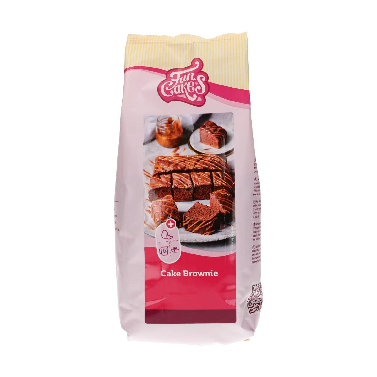 Funcakes Mix Für Cake Brownies: Einfach Zu Berübenen, Für Brownies Und Schokoladenkuchen Mit Reichem Schokoladengeschmack, Halal., 1 Kg Mélange pour la pâtisserie et la cuisine Naty Shop Default Title