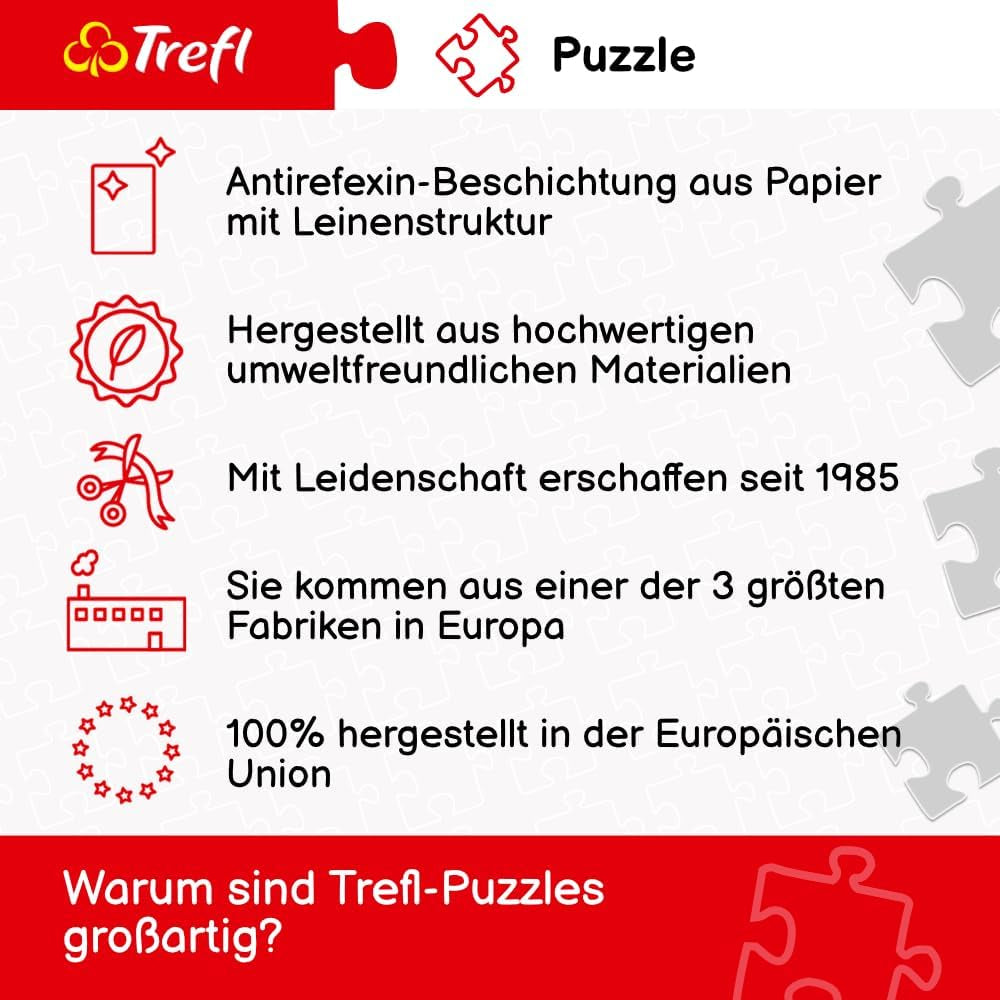 Trefl - Insula Bora-Bora - Puzzle 500 piese - Diy Puzzle cu vedere de vacanță, divertisment creativ, distracție, puzzle clasic pentru adulți și copii de la 10 ani în sus Puzzle Naty Shop