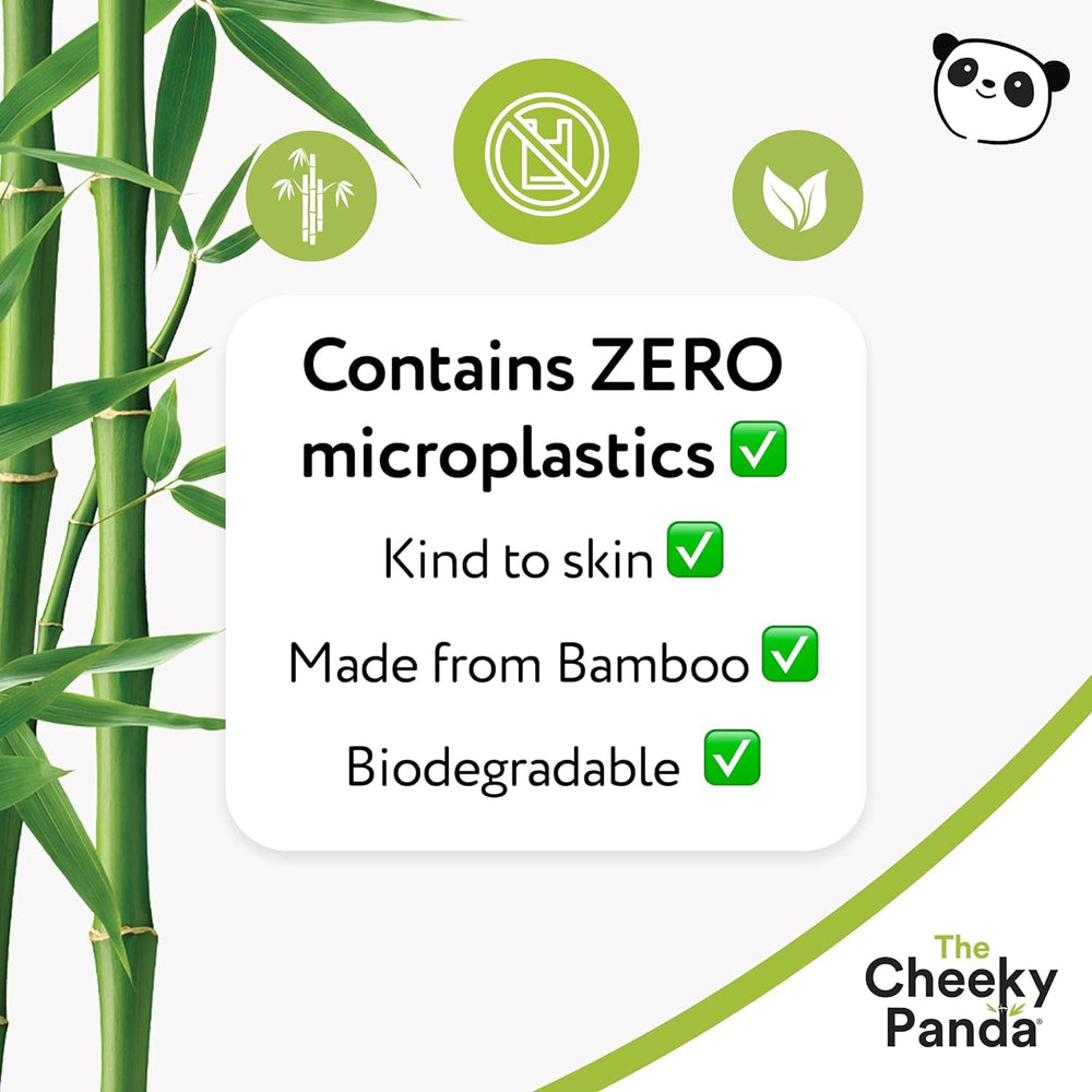 Cheeky Panda Baby Lingettes humides en bambou | 720 lingettes éco | Produits essentiels délicats et doux pour les nouveau-nés