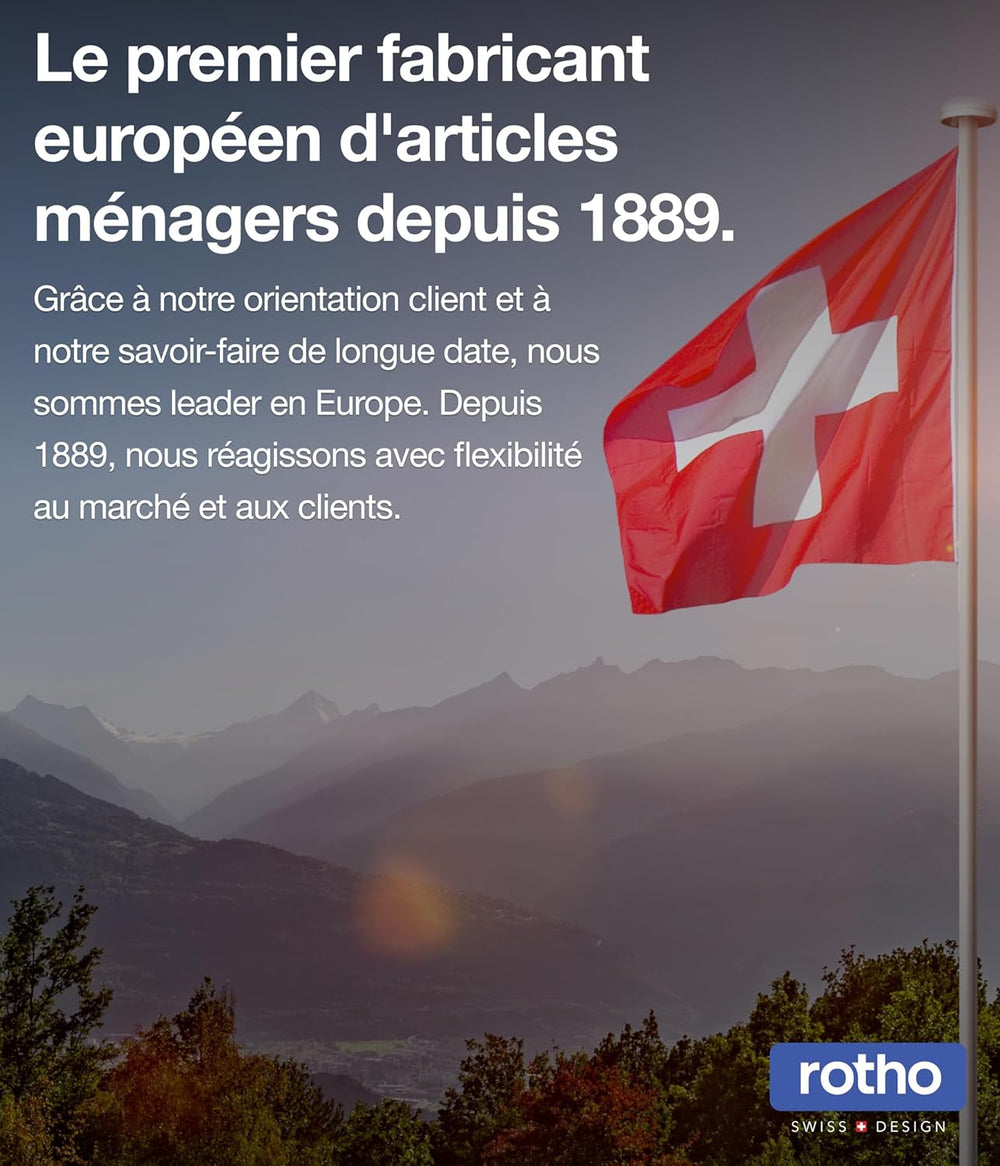 Rotho Loft Lot de 5 bocaux de conservation avec couvercles, différentes tailles, plastique alimentaire (PP) sans BPA, transparent/rouge, (21,4 x 21,4 x 23,5 cm) Naty Shop