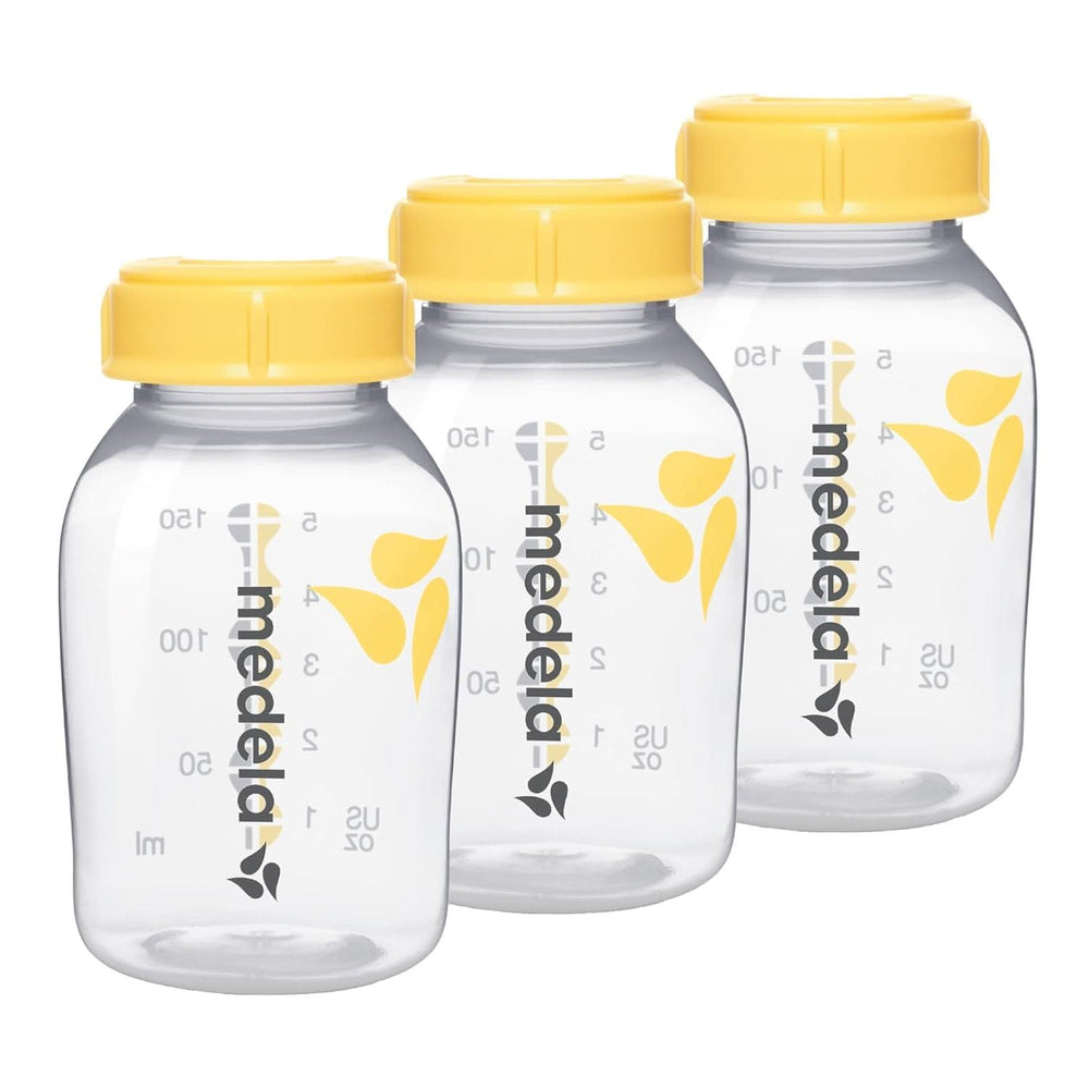 Medela Flaschen Zur Austellungen Von Muttermilch | Sans BPA | Packung À 3 × 150 Ml Aliments pour bébés et accessoires d'allaitement Naty Shop Flaschenset (3X 150Ml)