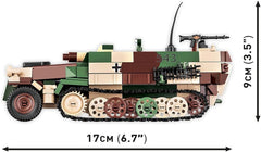 COBI 2283 sd.kfz.251/9 Army Bausteine, Various