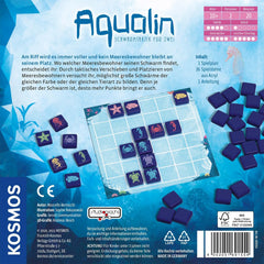 KOSMOS 691554 Aqualin - Swarm Tactics for Two, jeu à deux joueurs, jeu de société pour exactement 2 joueurs à partir de 10 ans, jeu de stratégie