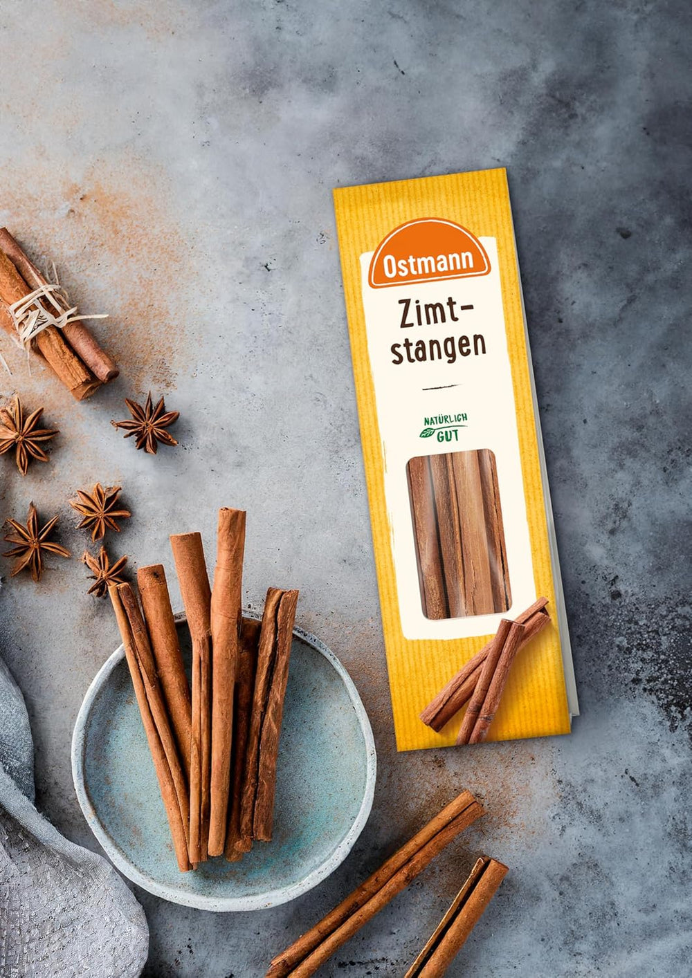 Ostmann Gewürze Zimtstangen, 4 pièces