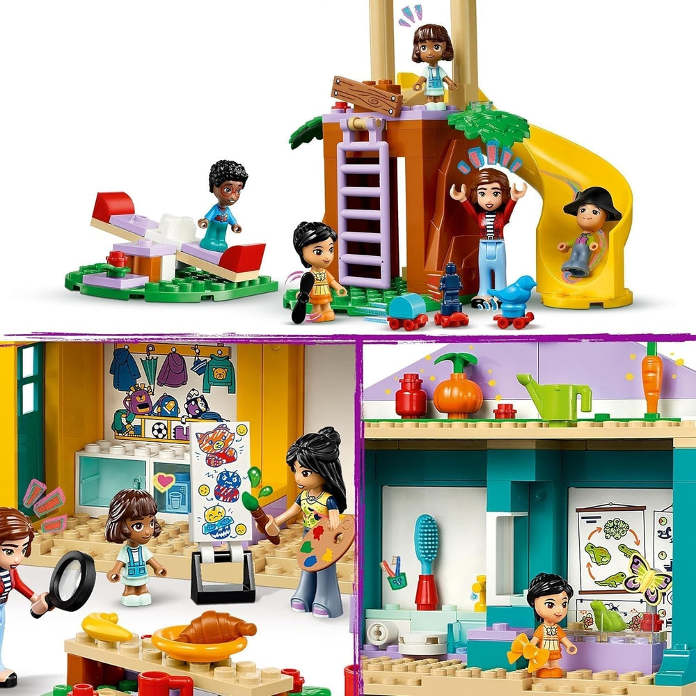 Ensemble de jeu LEGO Friends Heartlake City pour la maternelle, pour filles et garçons de 4 ans, jeu de rôle créatif avec 2 figurines et 4 micro-figurines, jouet de développement social 42636 Ensembles de construction Besuche den LEGO-Store