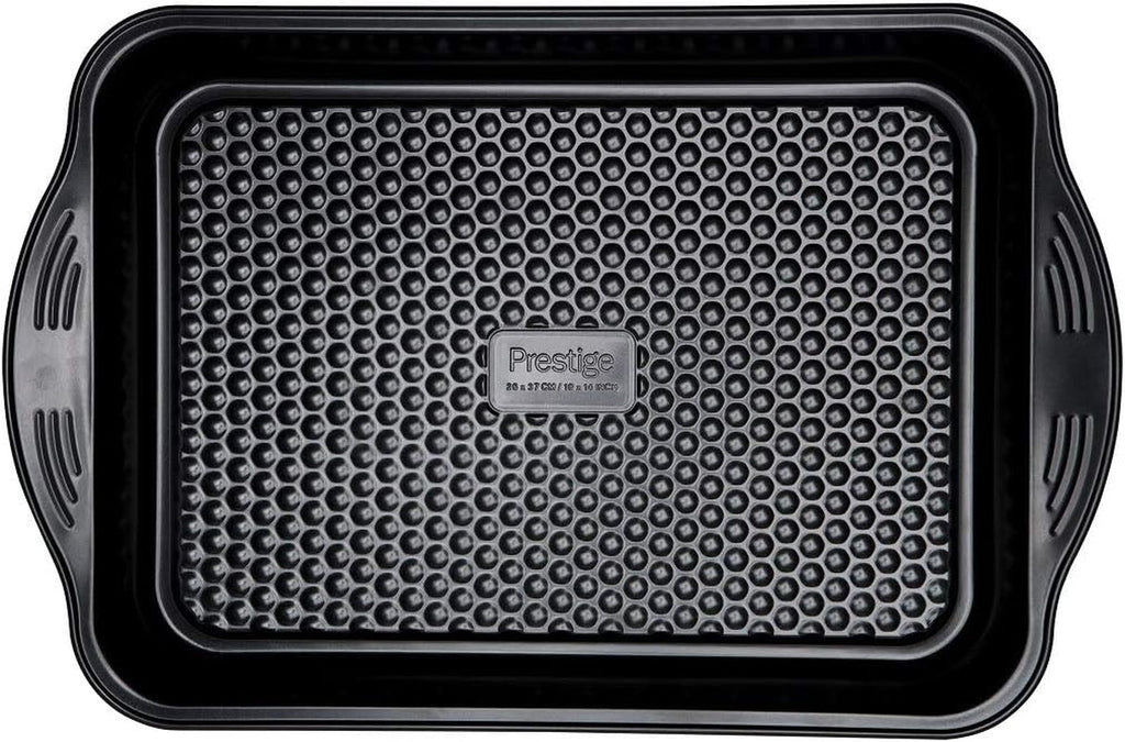 Prestige 48227 Aerolift Muffin Zinn, Carbon Steel, Schwarz Matrite si tavi pentru copt Naty Shop Groß Auflaufform