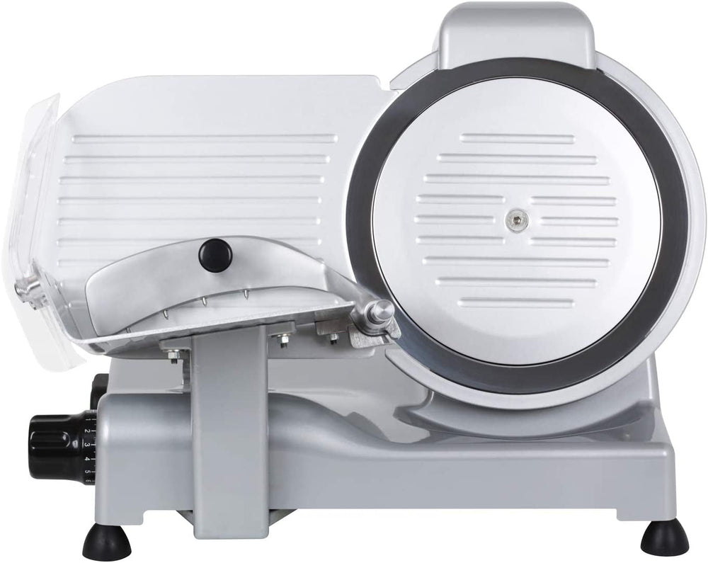 90018 Luxury 22 GS, trancheuse électrique, aluminium, argent/noir Trancheuses et trancheuses Naty Shop