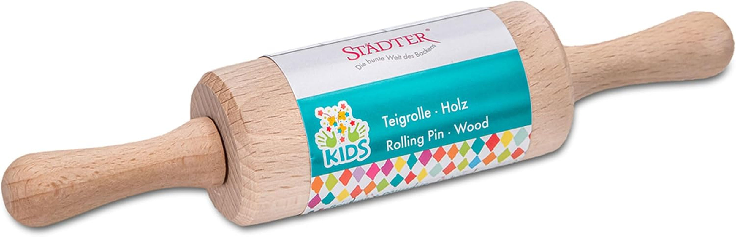 Staedtler rouleau à pâtisserie pour enfants, bois, beige, 7,5 cm