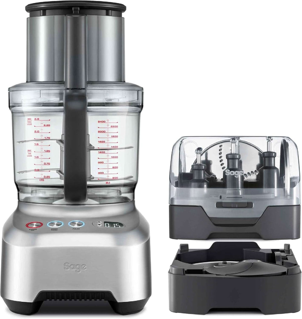 Sage Appliances SFP820 the Kitchen Wizz Peel Und Dice, Küchenmaschine, 2000 Watt Mère et Enfant Naty Shop