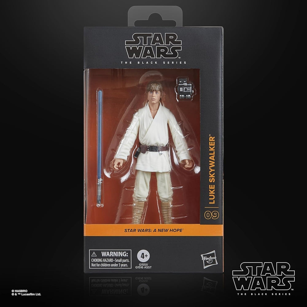 Star Wars The Black Series Luke Skywalker, Star Wars : Un Nouvel Espoir Action Figure (15 cm) Figurines à collectionner Naty Shop