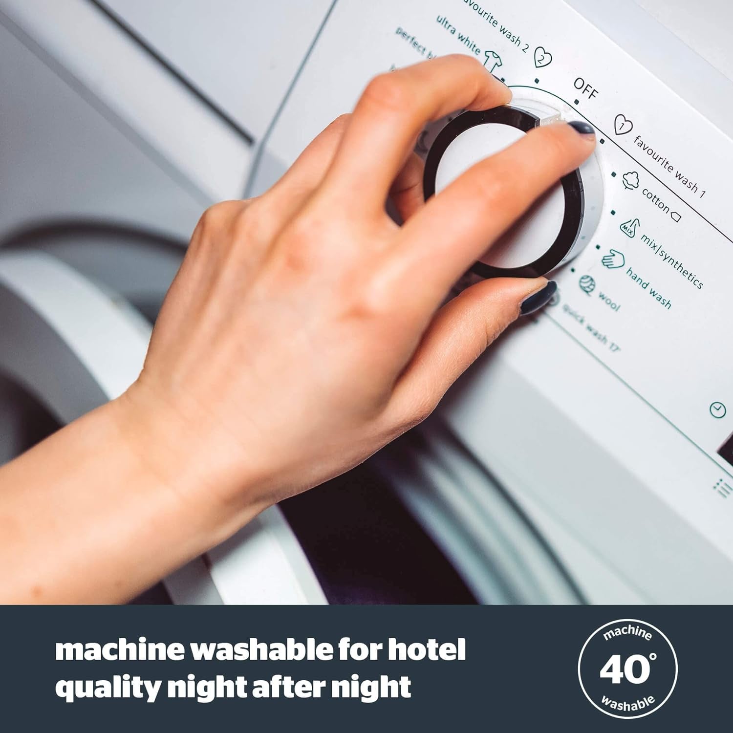 Couette Silentnight Hotel Collection, 13,5 tog, polyester, blanc, Super King Couettes et couettes Naty Shop