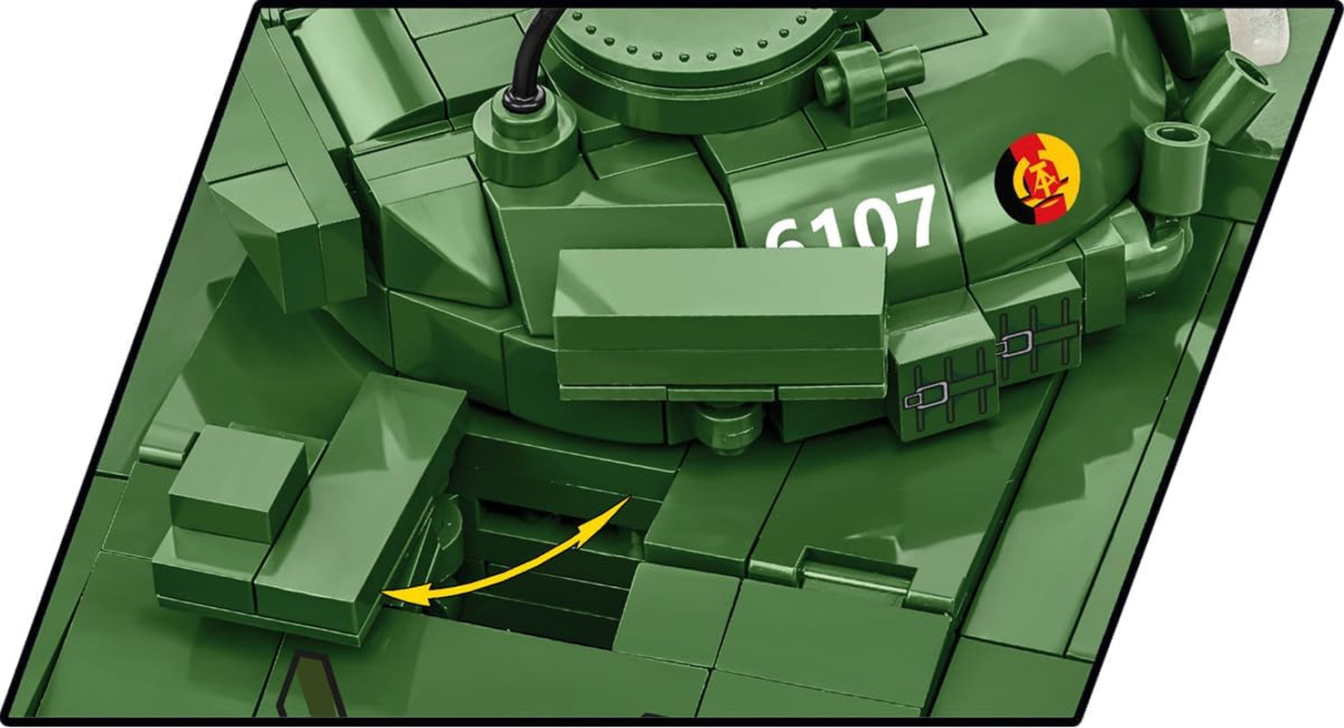 COBI T-72 (East Germany/Soviet), 10.8" x 4.5" x 4.3"